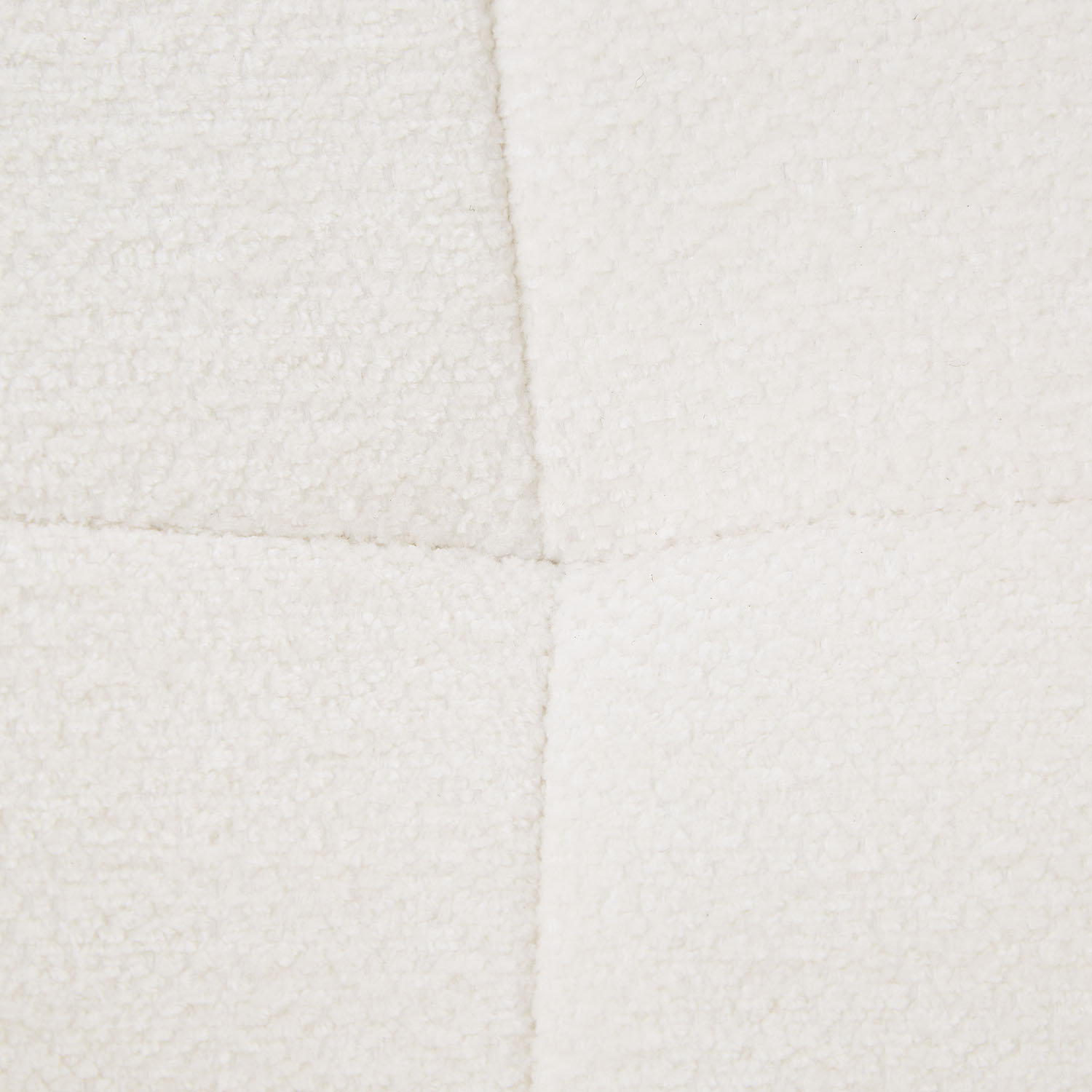 Upholstered Chair Chenille Wool White | Set of 6 | swivel | with Armrests | Kitchen Dining Room Office