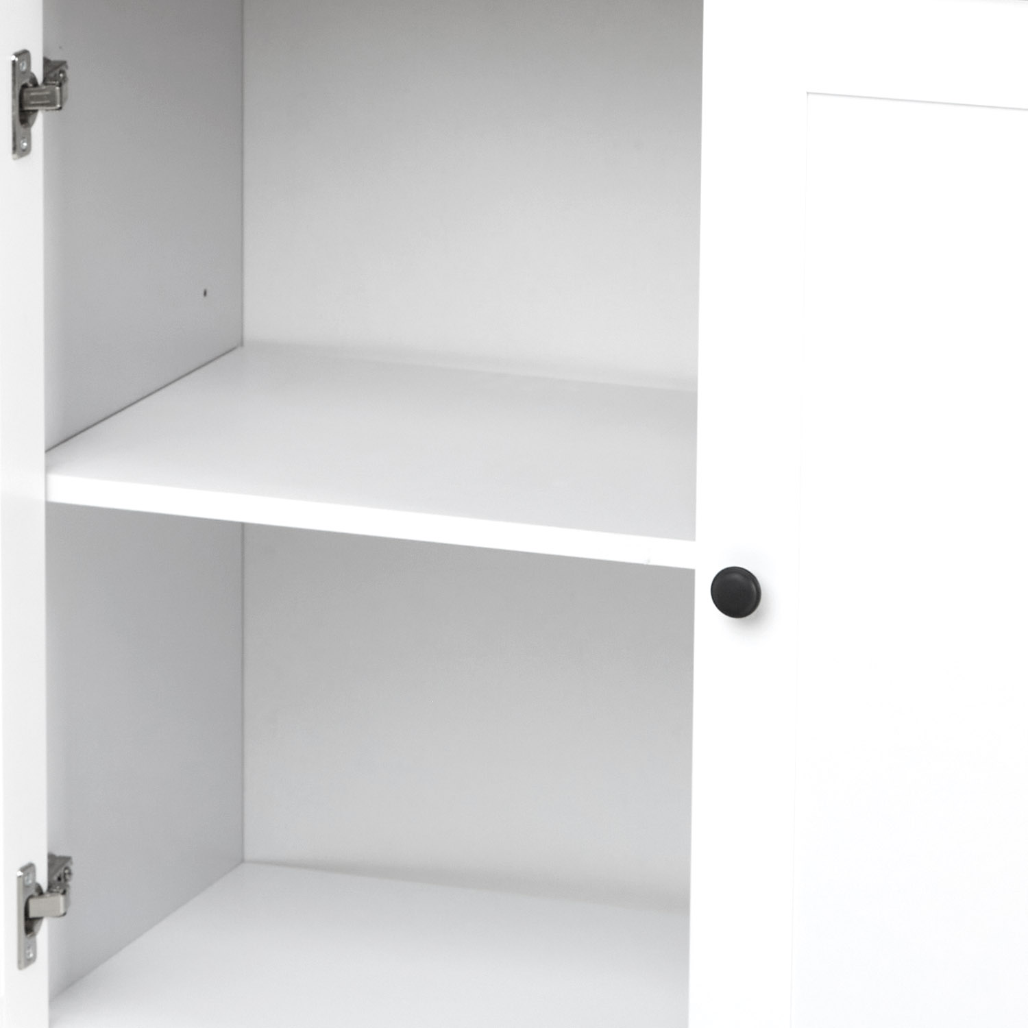 Chest of Drawers Sideboard Oak Matt White Wood Solid Cupboard Highboard