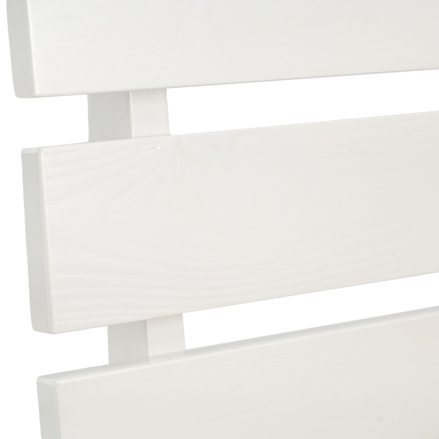 Wooden Bed 120x200 cm White | Double Bed | With Slatted Base | Solid Wood | Children's, Teen's, or Guest Bedroom