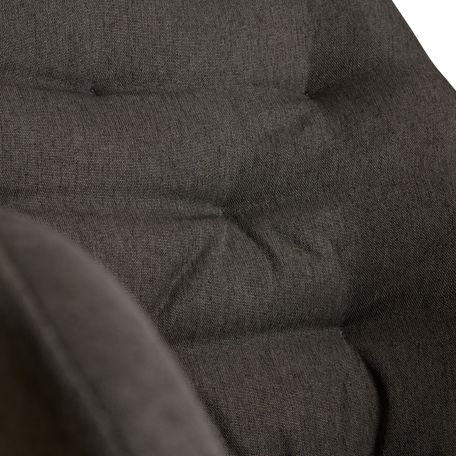 Set of 6 Upholstered Linen Dining Chairs in Anthracite with Armrests – Modern Dining Chairs