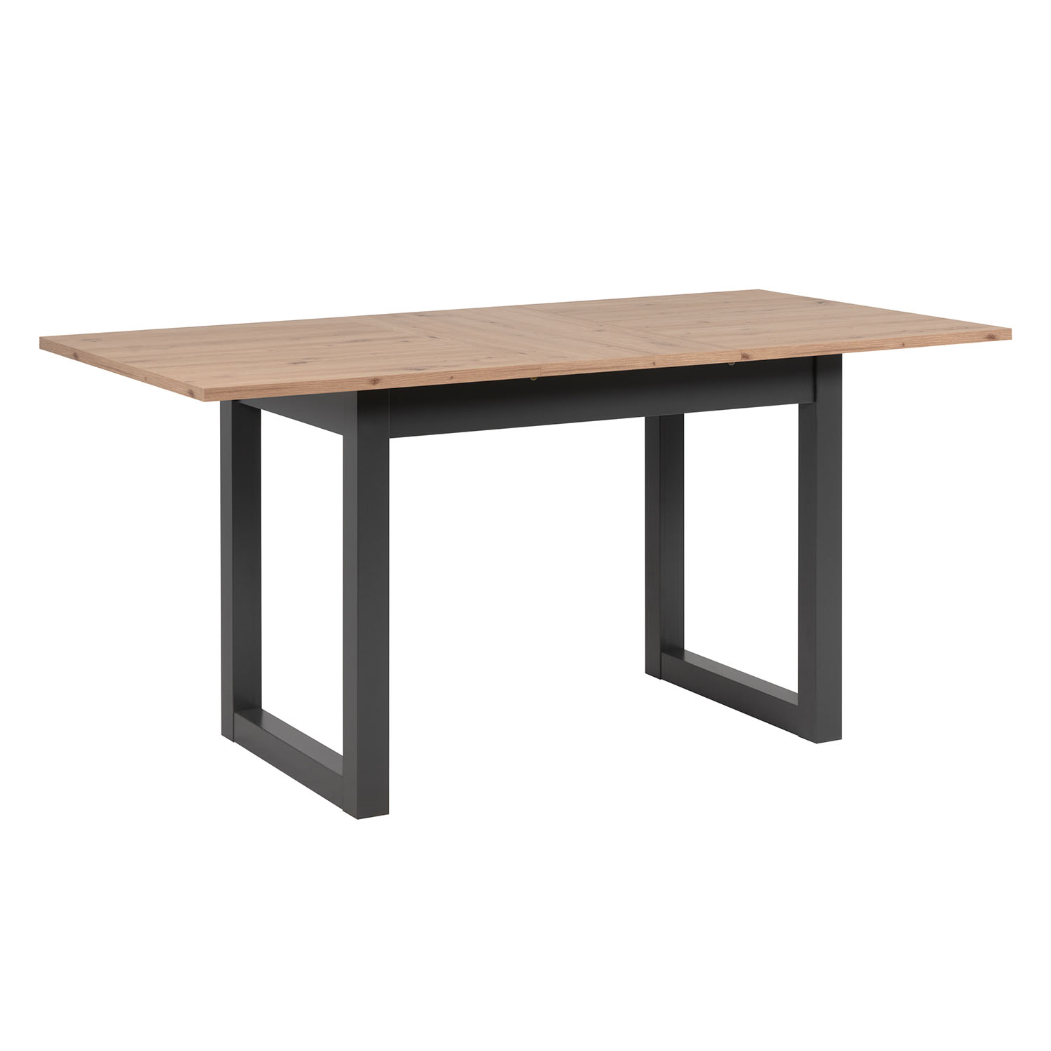 Extendable Dining Table 120x80 cm Kitchen Table Wooden Table Industrial Style Living Room Table