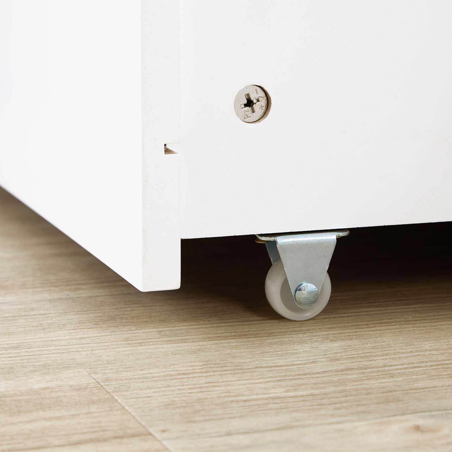 Wood Bed 90x200 cm White | with Storage | Cabin Bed with Bed Drawer | with Slatted Frame | Kids Youth Guest Bedroom