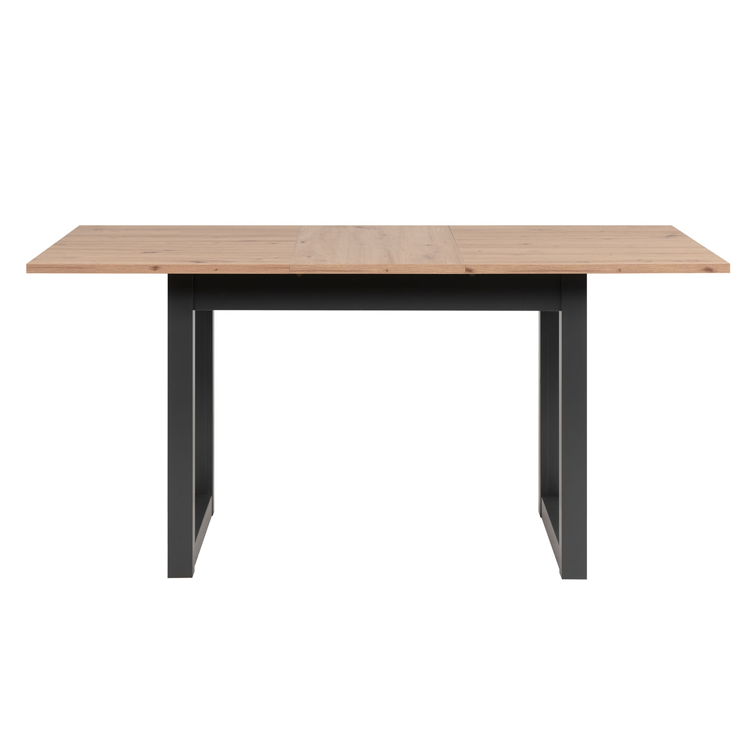 Extendable Dining Table 120x80 cm Kitchen Table Wooden Table Industrial Style Living Room Table