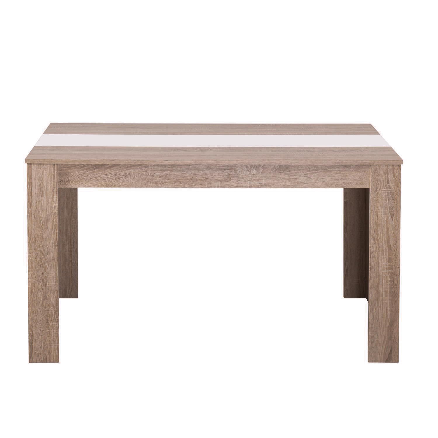 Dining Table Wooden Kitchen Table Several Colours 135x80 cm Wood Solid