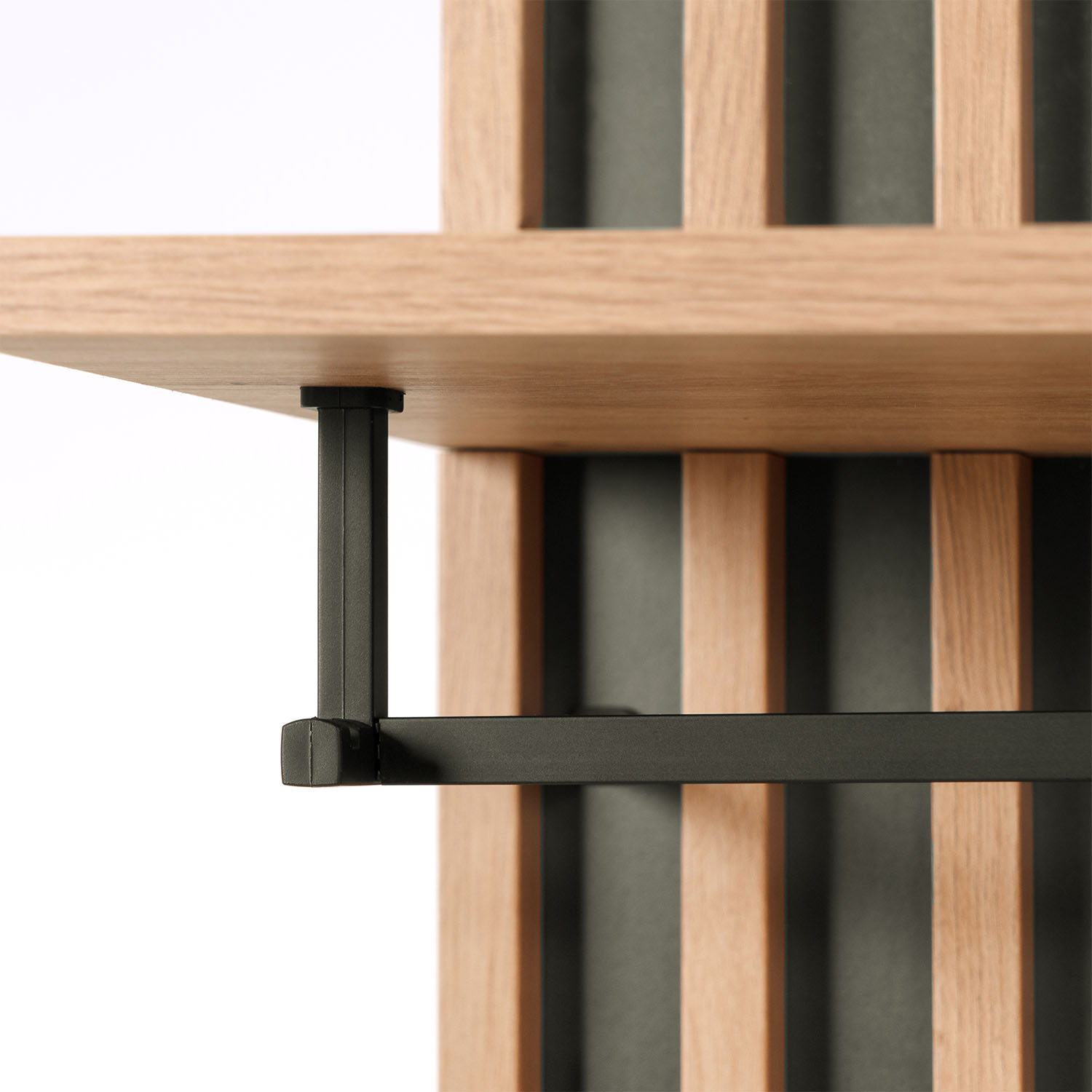 Industrial Look Wardrobe Hallway with Mirror Furniture Hall Unit Hallway Wardrobe Oak Wood 3D Wall Panel Entryway Coat Rack