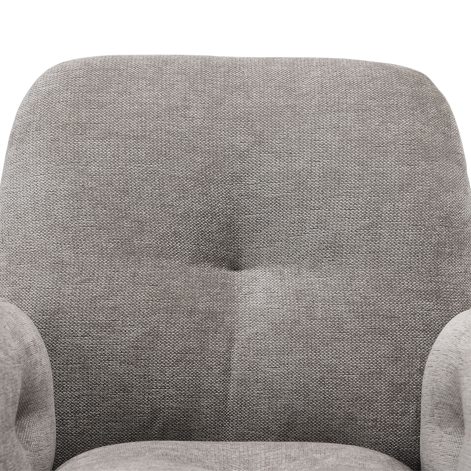 Upholstered Chair Fabric Grey | single | swivel | with Armrests | Kitchen Dining Room Office