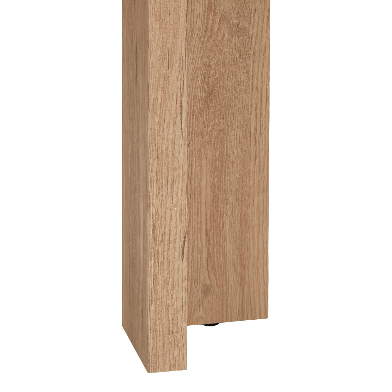 Modern Dining Table Round Kitchen Table Ø 106 cm Wooden Table Oak 4 Seater