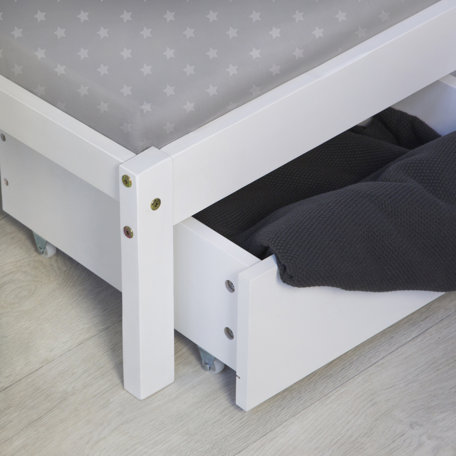 Seat cushion in a set of  2 Seat pad Seat cover cot grey 86x53