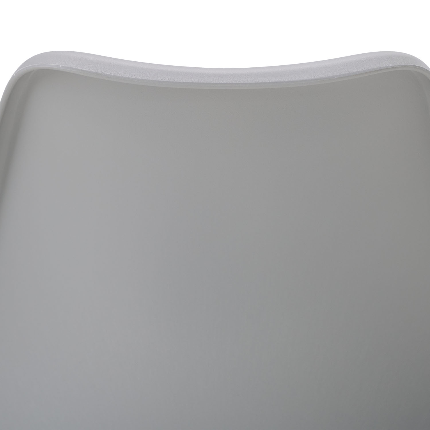 Grey Dining Chair – Modern Plastic Design Chair with Wooden Legs | Contemporary Kitchen & Dining Chair