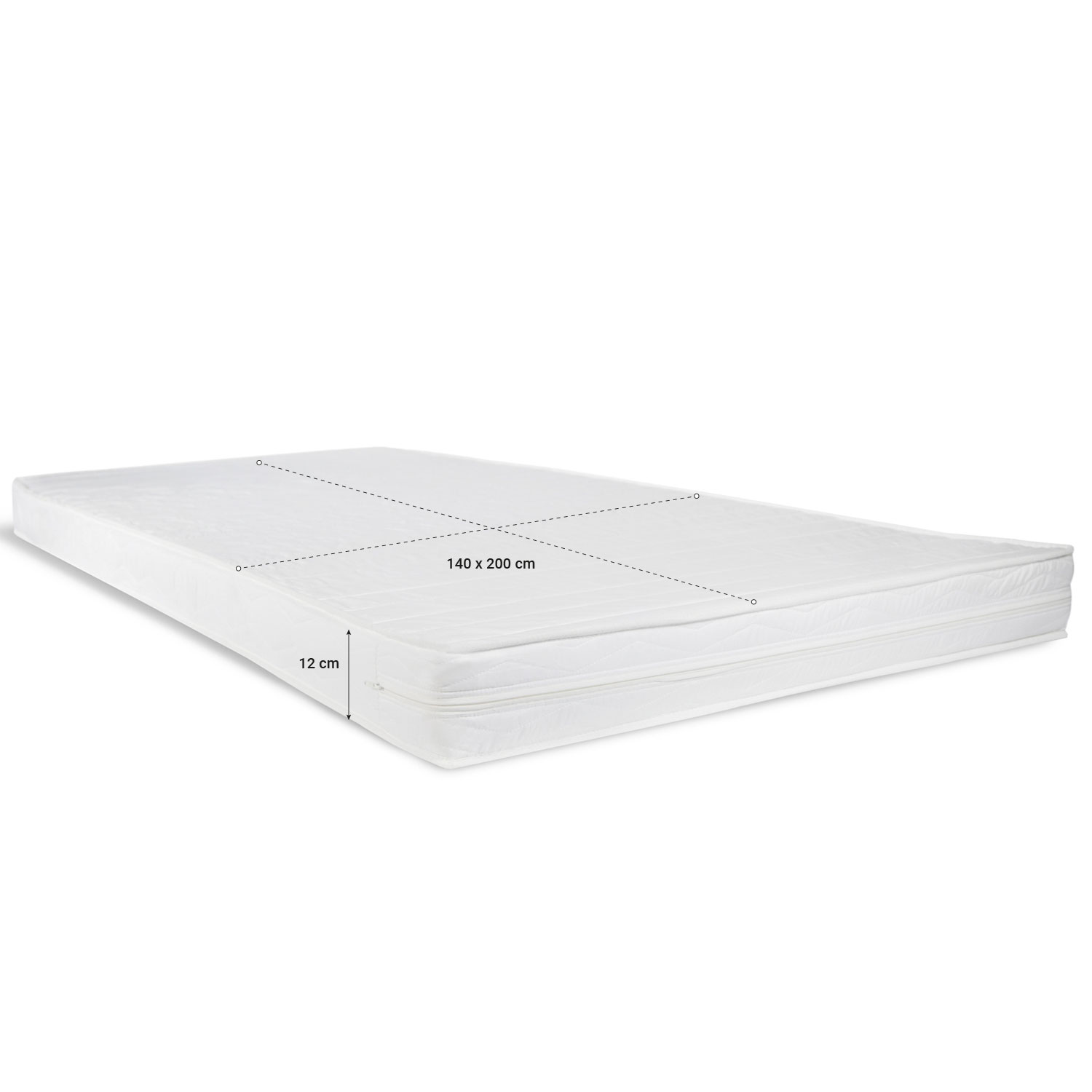 Solid Metal Bed 140x200 cm Slatts Mattress Double Bed Black Futon Bed Wood Brown Platform Bed Frame Guest Bed