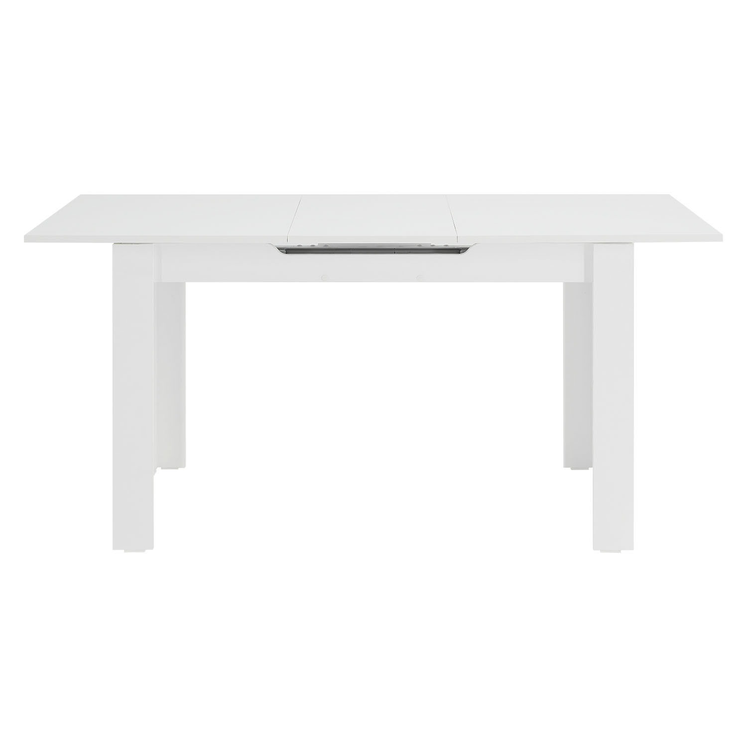 Modern Dining Table Kitchen Table Wooden Table 125x80 cm White 6 Seater Extendable