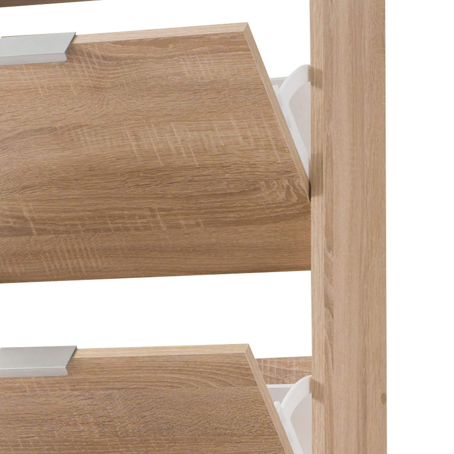 Shoe Rack Shoe Storage Shoe Cabinet Shoe Cupboard Wooden Oak 5 Tier Shoe Tipper
