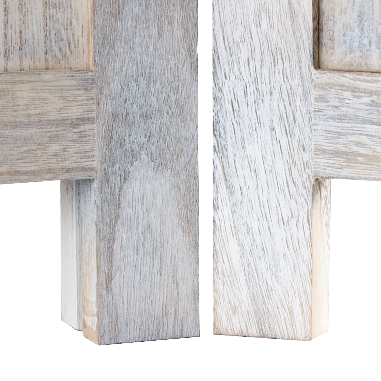 Paravent White Rattan-Style | 3-panel | Wood | Room Divider Partition Privacy Screen