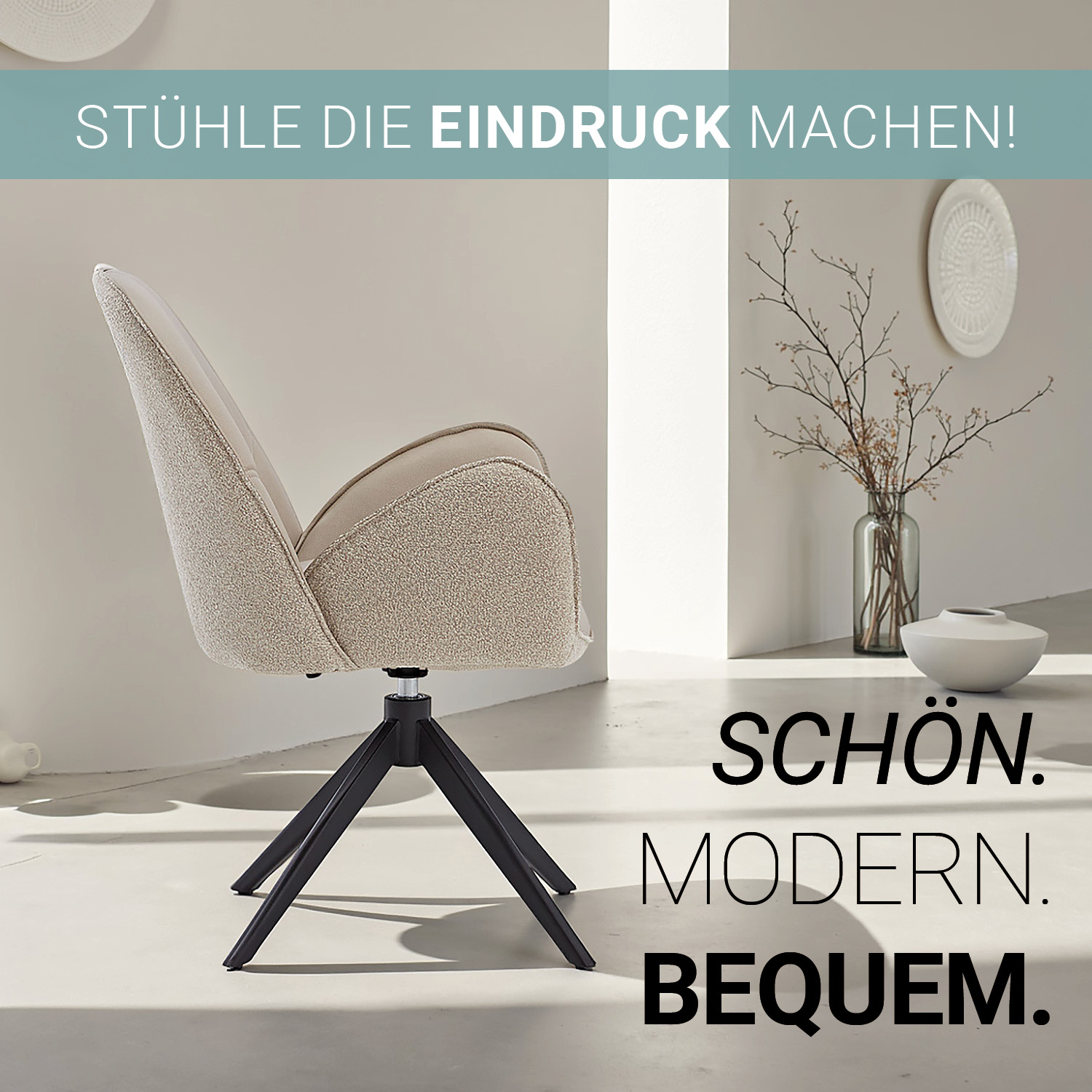 Dining Chair Set of 2 Modern Egg Chairs Bouclé Leather Beige Armchairs Dining Room Chairs Upholstered Chairs Eames Chairs