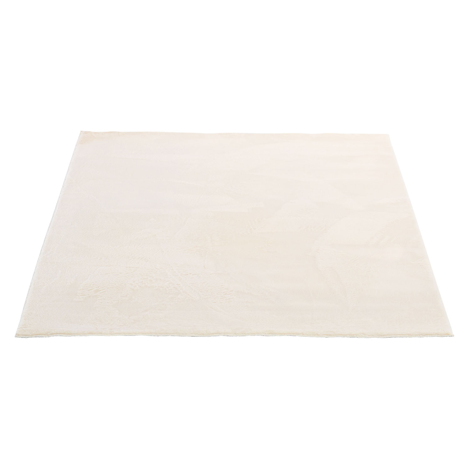 Soft Beige Rug 160x230 cm – Modern Short Pile Living Room Rug – Non Slip Bedroom Carpet – Washable Fluffy Area Rug