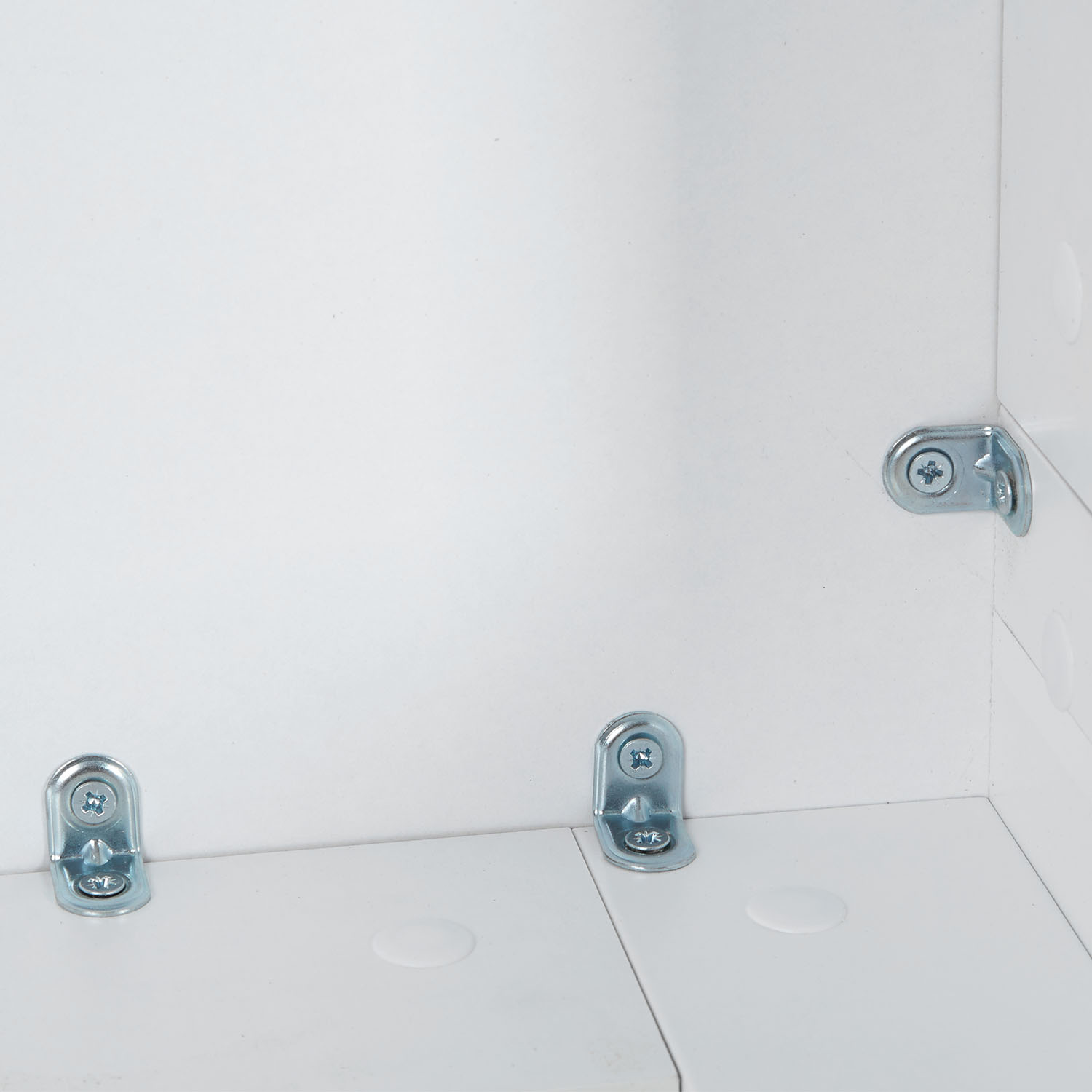 Modern Dining Table Round Kitchen Table Ø 106 cm Wooden Table White 4 Seater