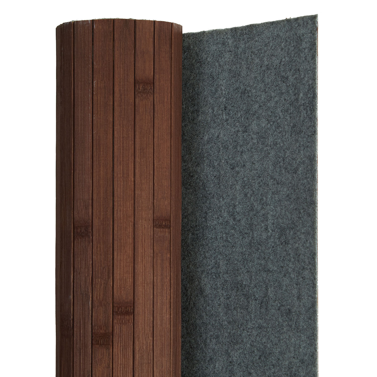 Paravent Bamboo Height 200 cm Dark Brown | Room Divider Partition Privacy Screen