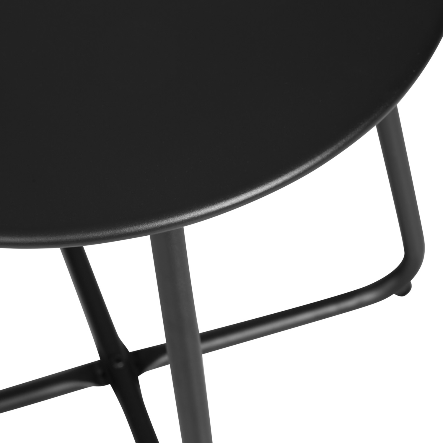 Coffee table Side table Round Garden Table Black Metal Small table Outdoor table Bistro table