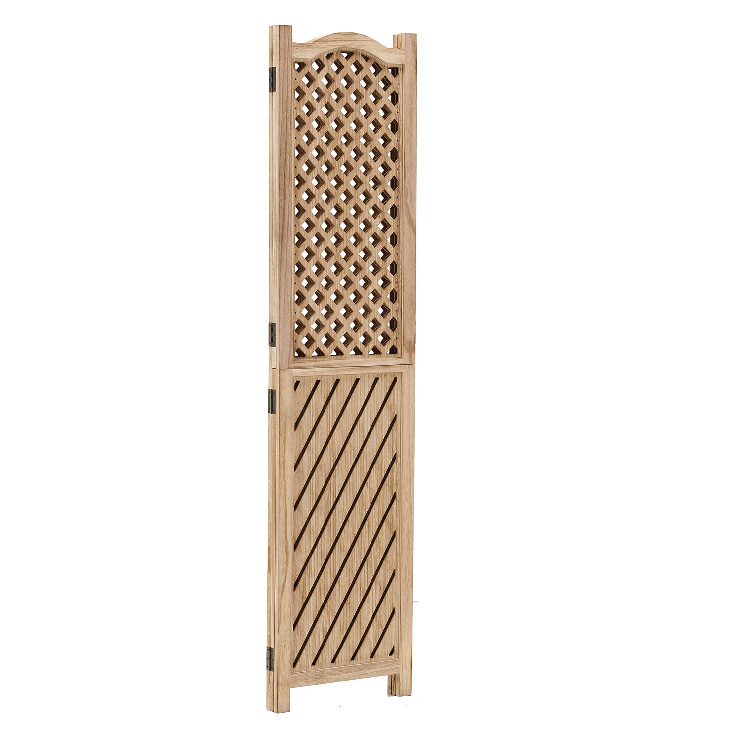 Paravent Natural Various Patterns | 3-panel | Wood | Room Divider Partition Privacy Screen
