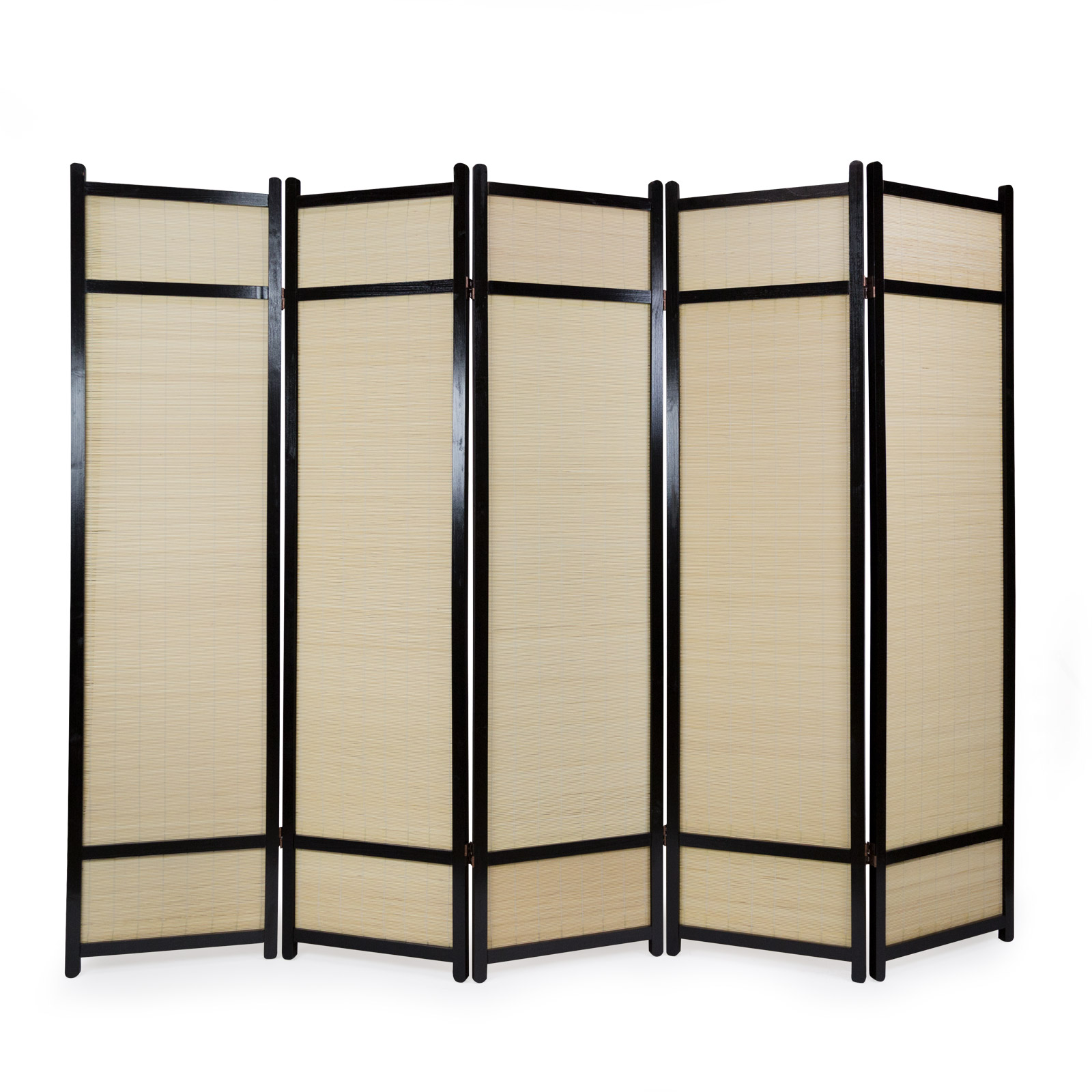 Paravent room divider 3 4 5 6 parts wood partition wall privacy screen natural