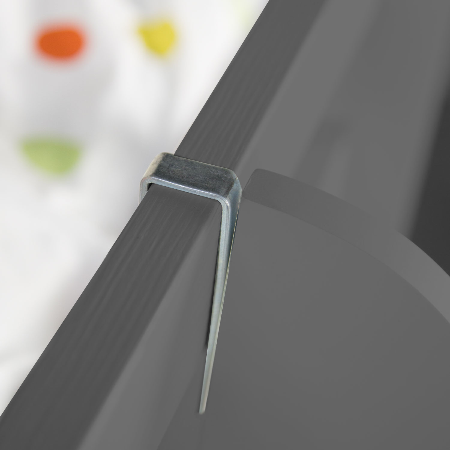 Hanging Shelf Bunk Bed Bookshelf Suspended Rack Grey Wood 1 Shelf