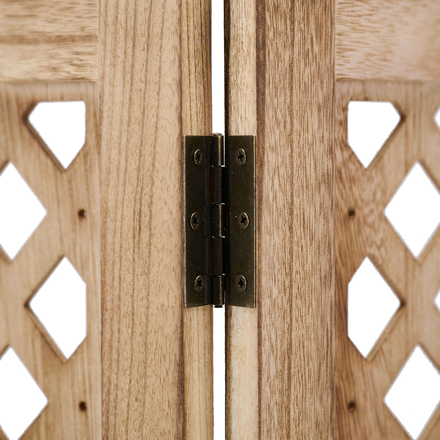 Paravent Natural Various Patterns | 3-panel | Wood | Room Divider Partition Privacy Screen