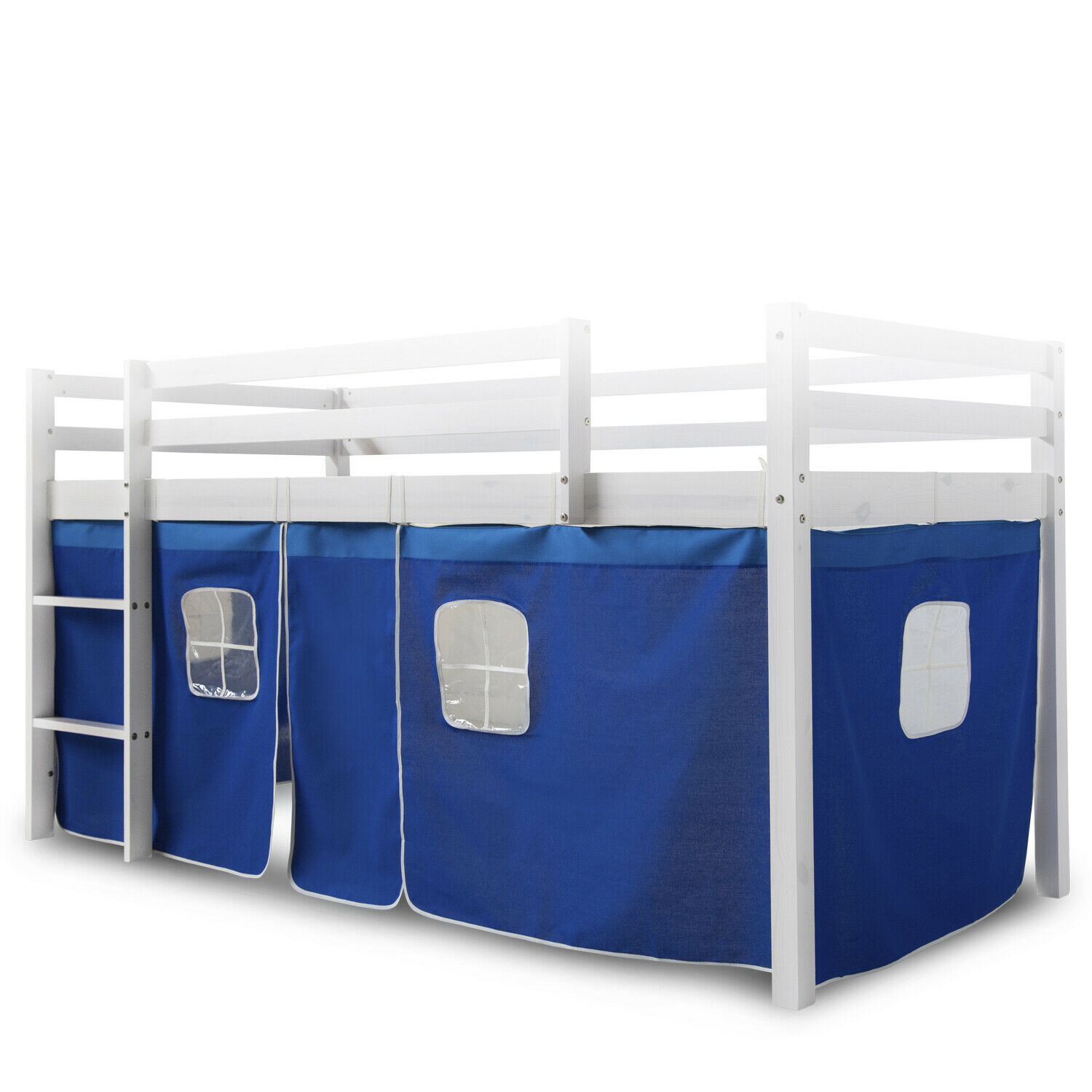Childrens Bed Curtain Bunk Bed Cabin Bed Accessories Blue