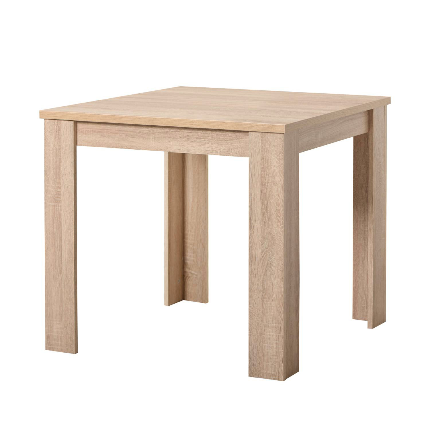 Modern Dining Table Kitchen Table Wooden Table 80x80 cm Oak 4 Seater