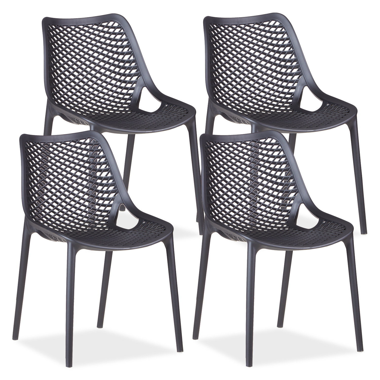 Hard plastic outdoor chairs discount