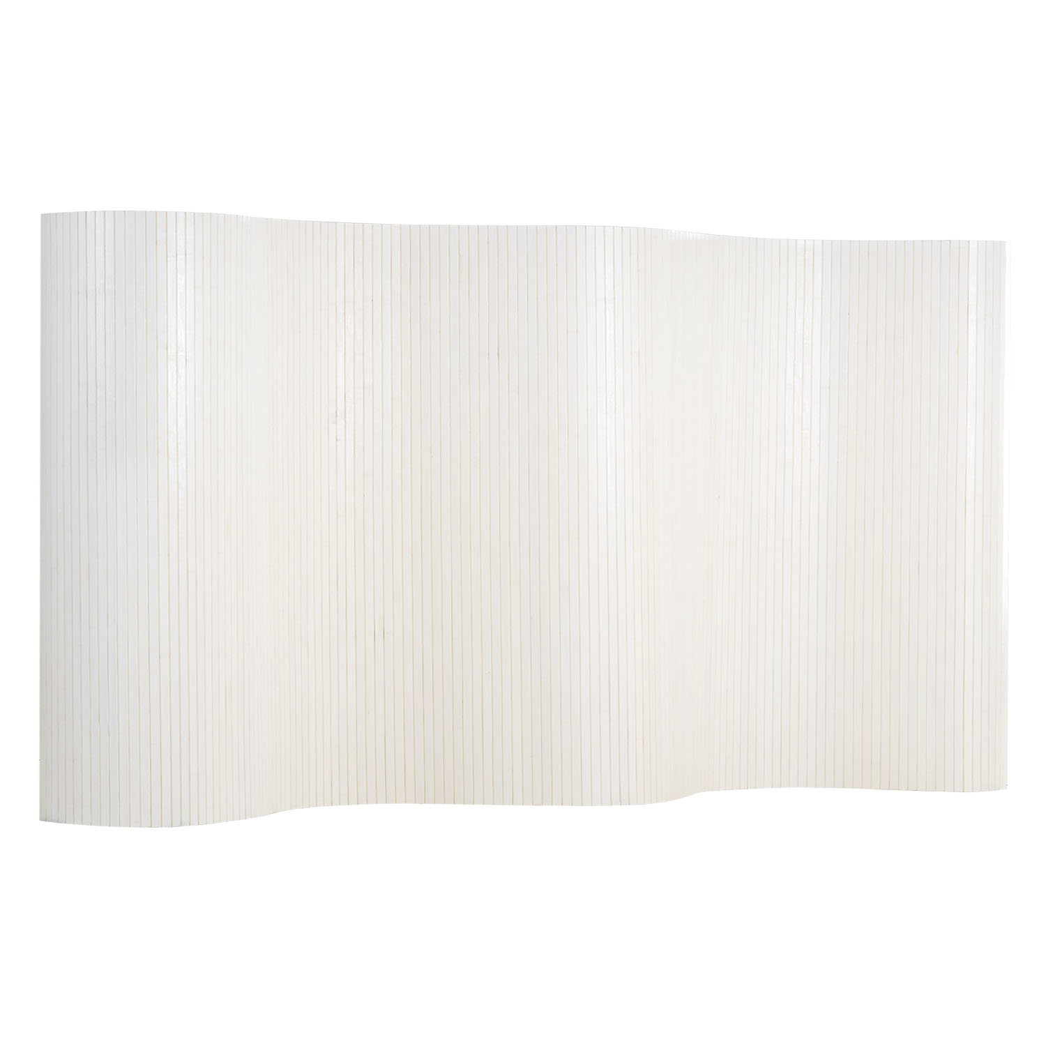Paravent Bamboo Height 145 cm White | Room Divider | Partition Privacy Screen