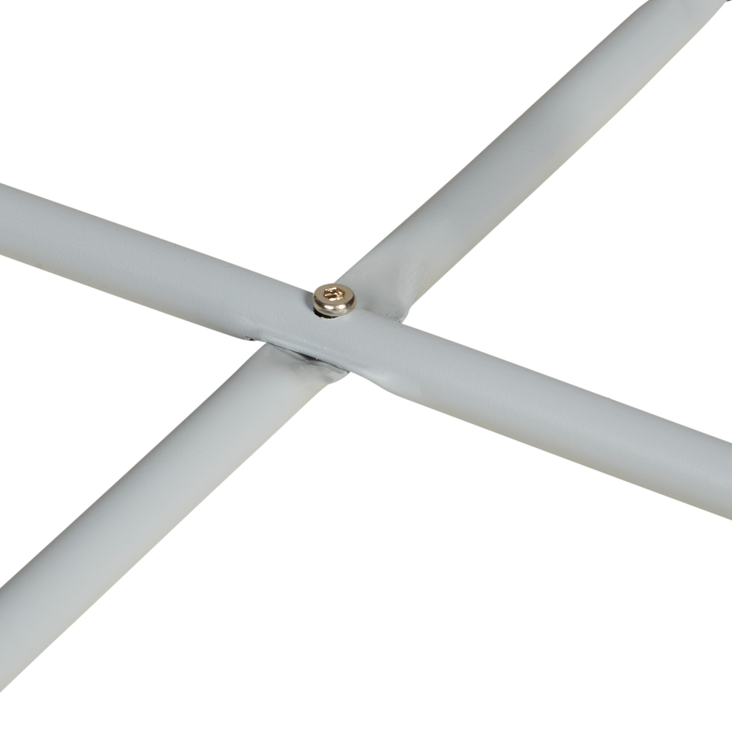 Coffee table Side table Round Garden Table Grey Metal Small table Outdoor table Bistro table