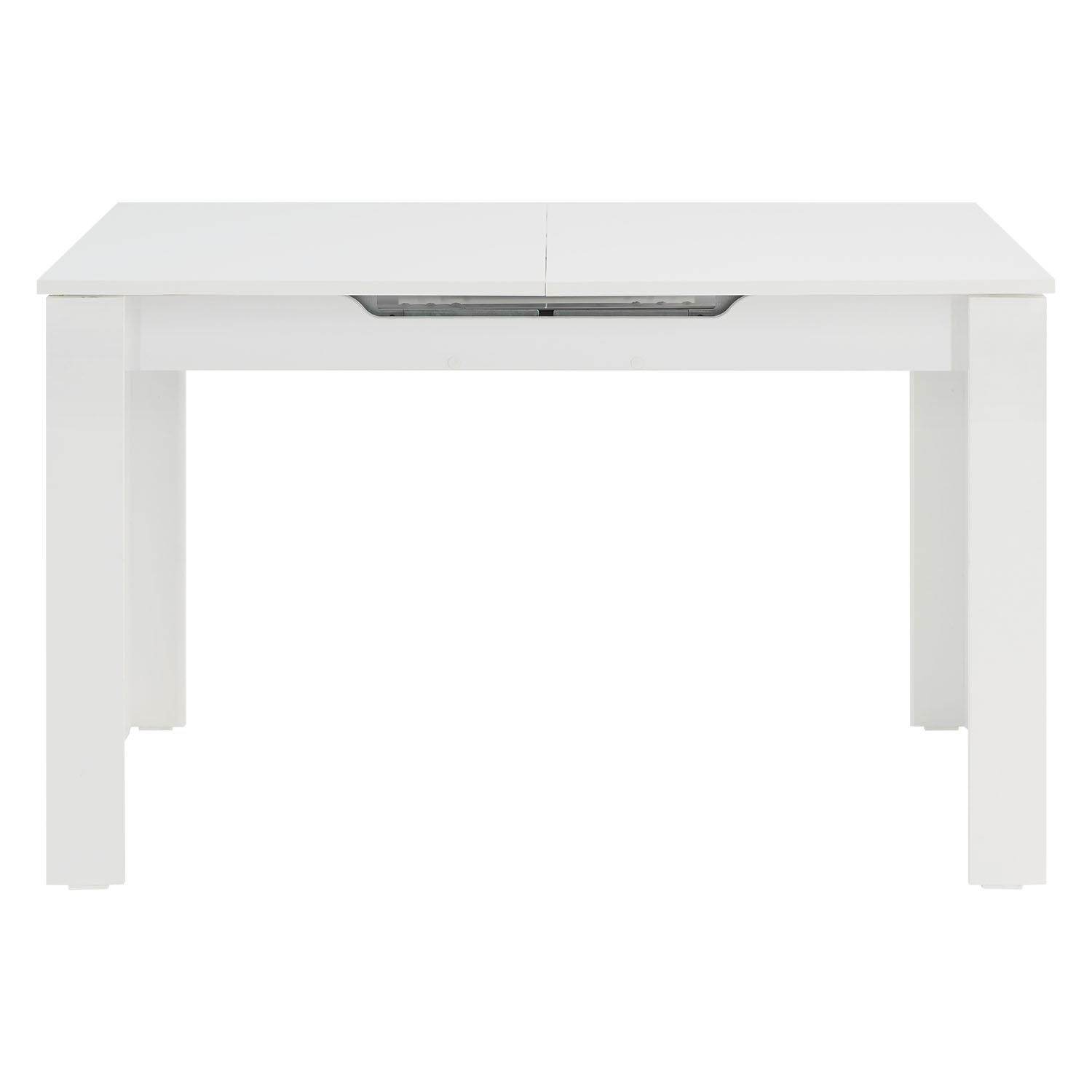 Modern Dining Table Kitchen Table Wooden Table 125x80 cm White 6 Seater Extendable