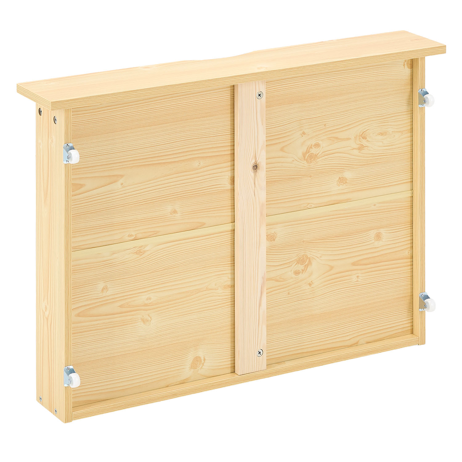 Set of 2 Natural Bed Drawers – Rollable bed drawers with plenty of storage space | Quiet, sturdy, and space-saving