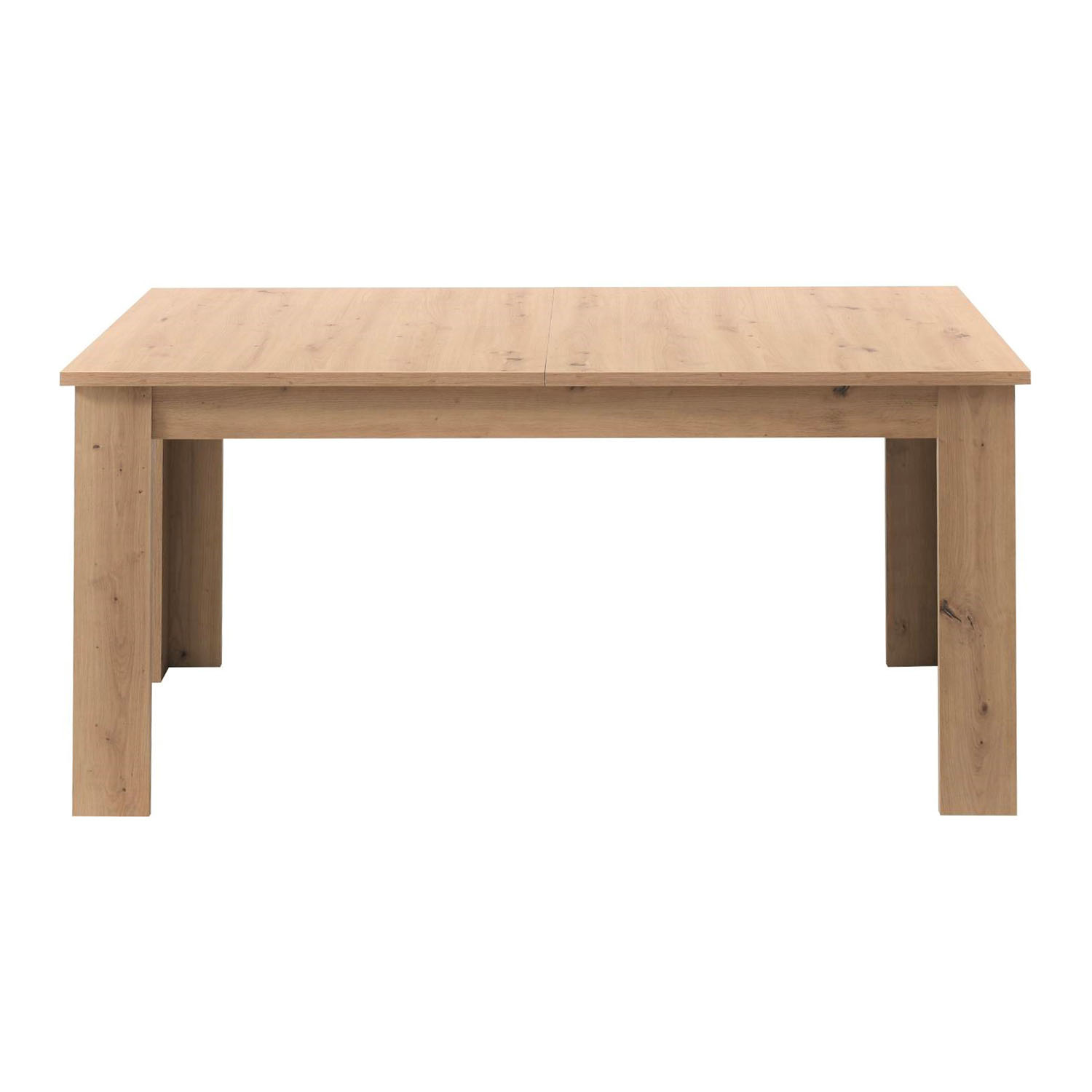 Modern Dining Table Kitchen Table Wooden Table 160x90 cm Oak 8 Seater Extendable
