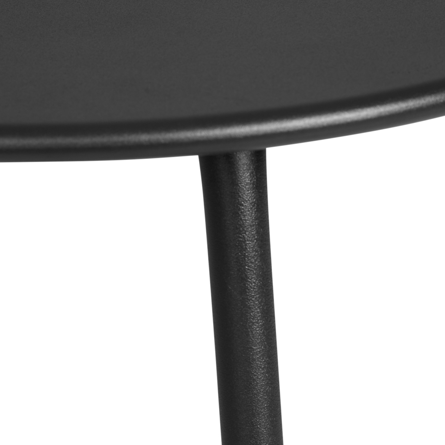 Coffee table Side table Round Garden Table Black Metal Small table Outdoor table Bistro table