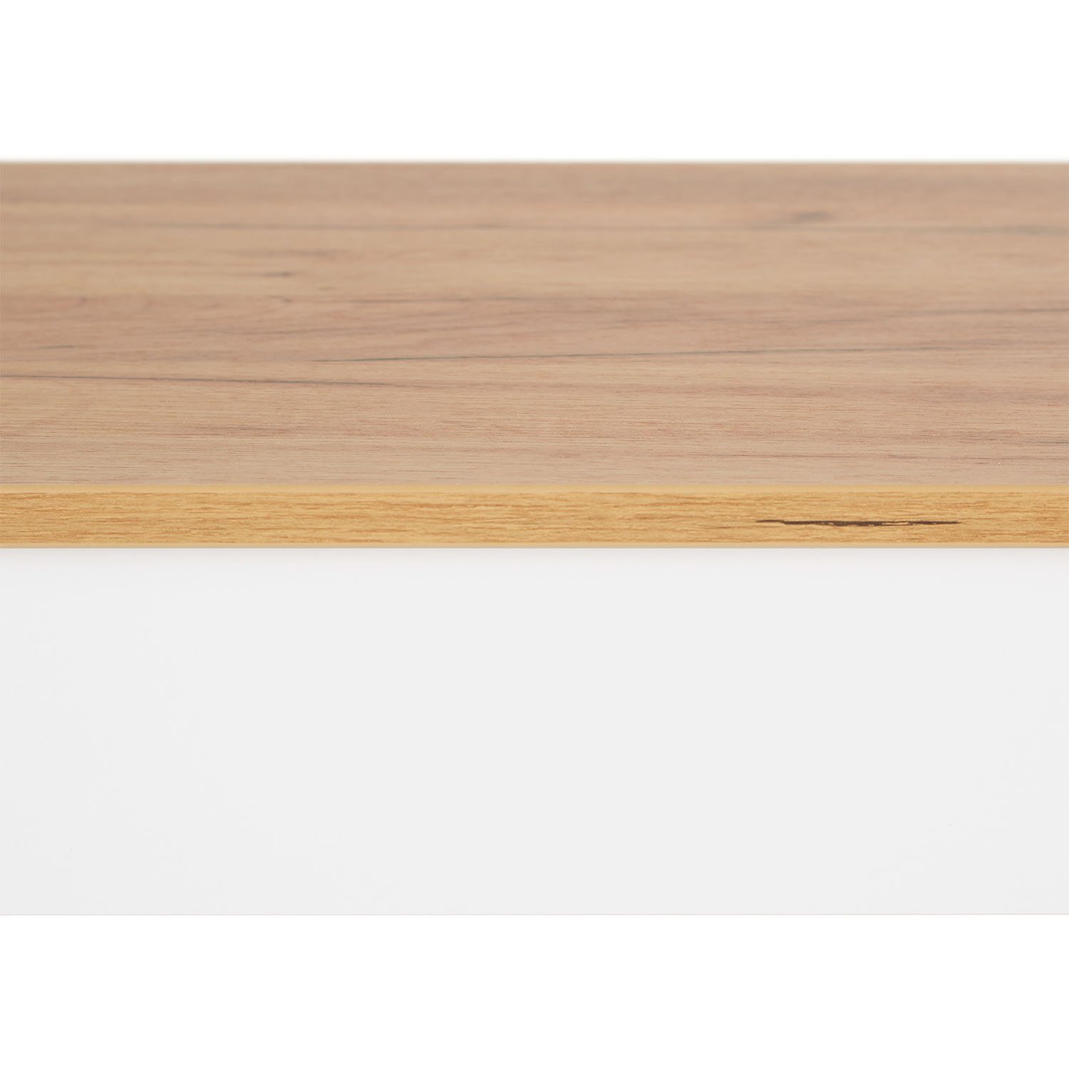 Modern Dining Table Kitchen Table Wooden Table 90x60 cm White 2 Seater Living Room Oak