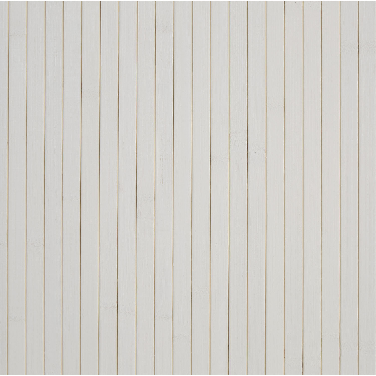 Paravent Bamboo Height 195 cm White Washed | Room Divider Partition Privacy Screen