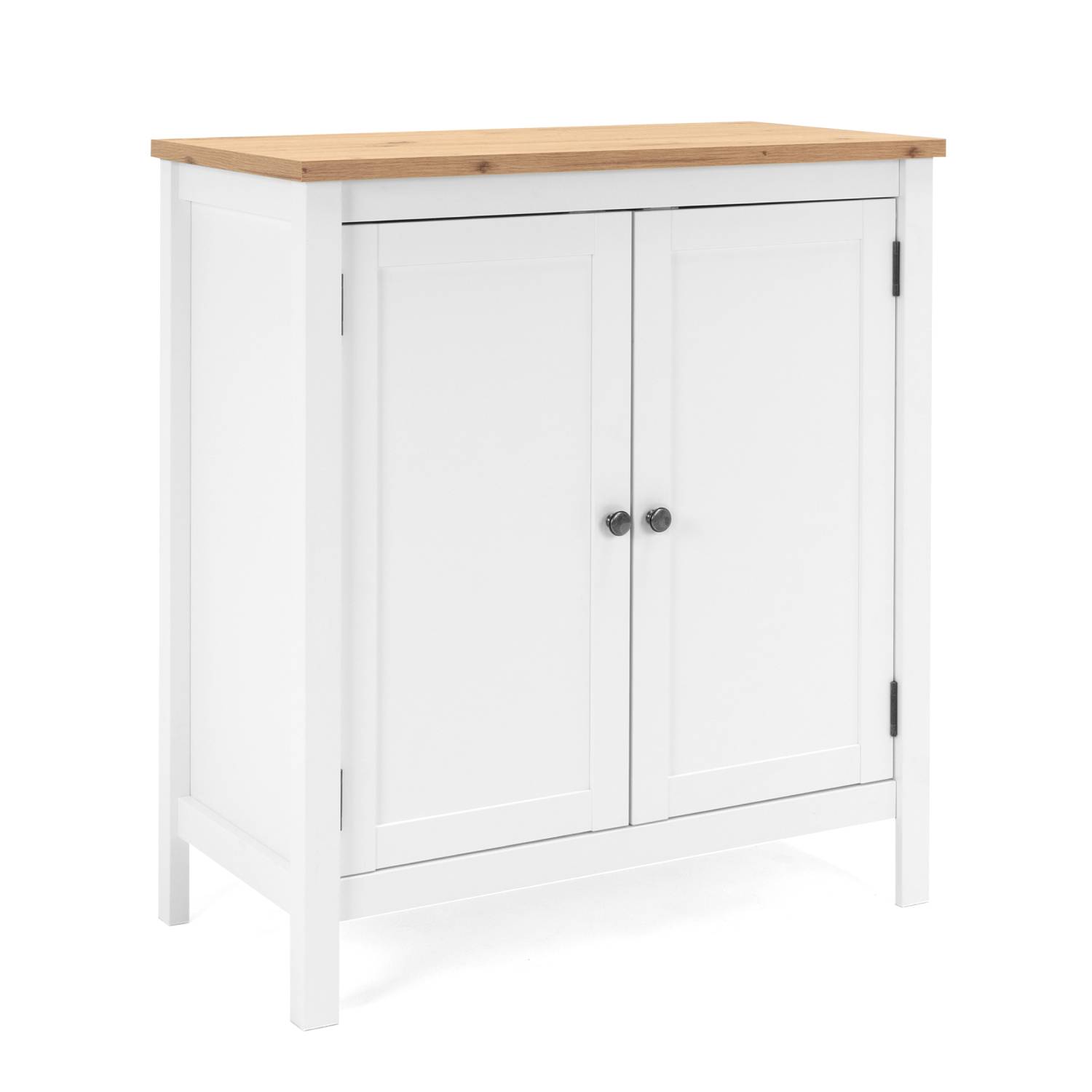 Sideboard Chest of Drawers Living Room Cupboard Cabinet Wood White Nature