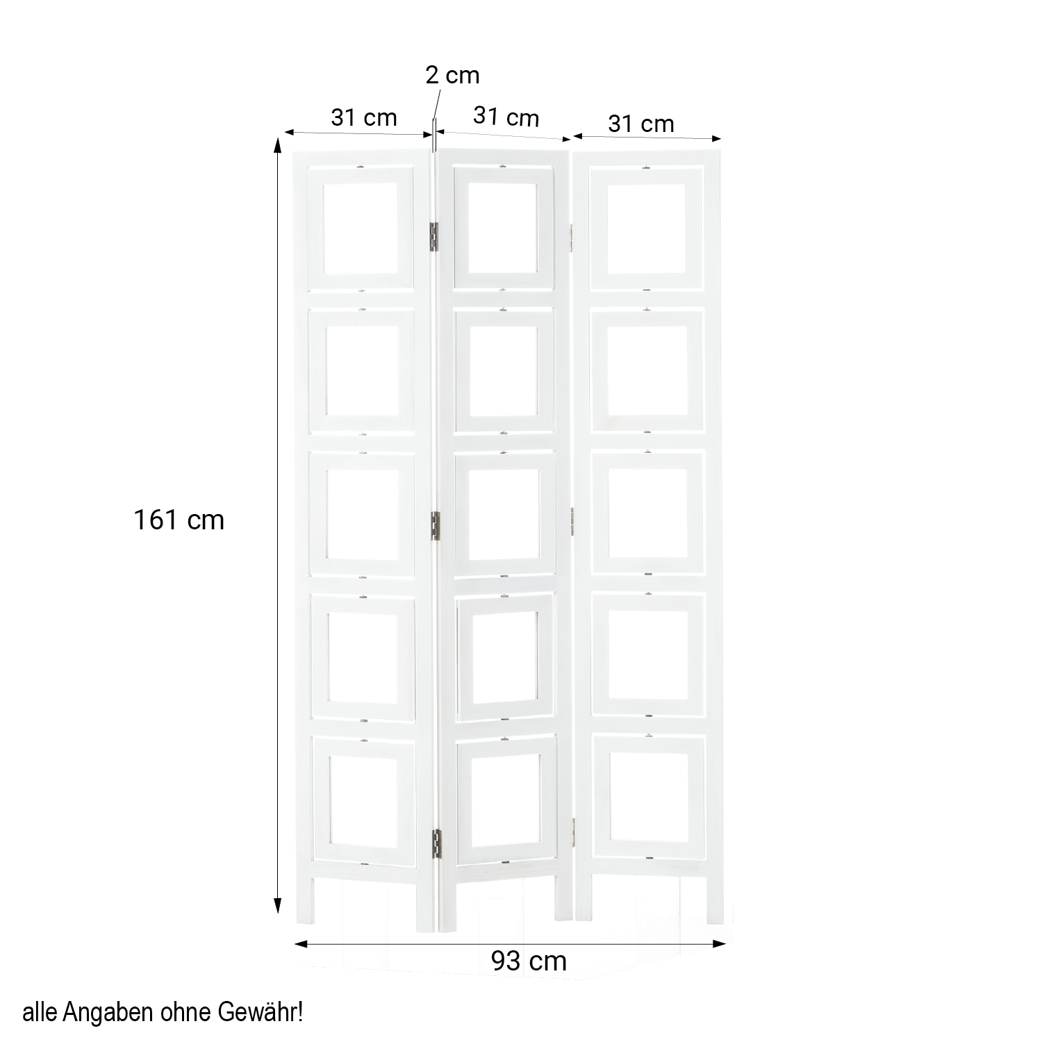 Paravent Pictures Photos Natural | 3-panel | Wood | Room Divider Partition Privacy Screen