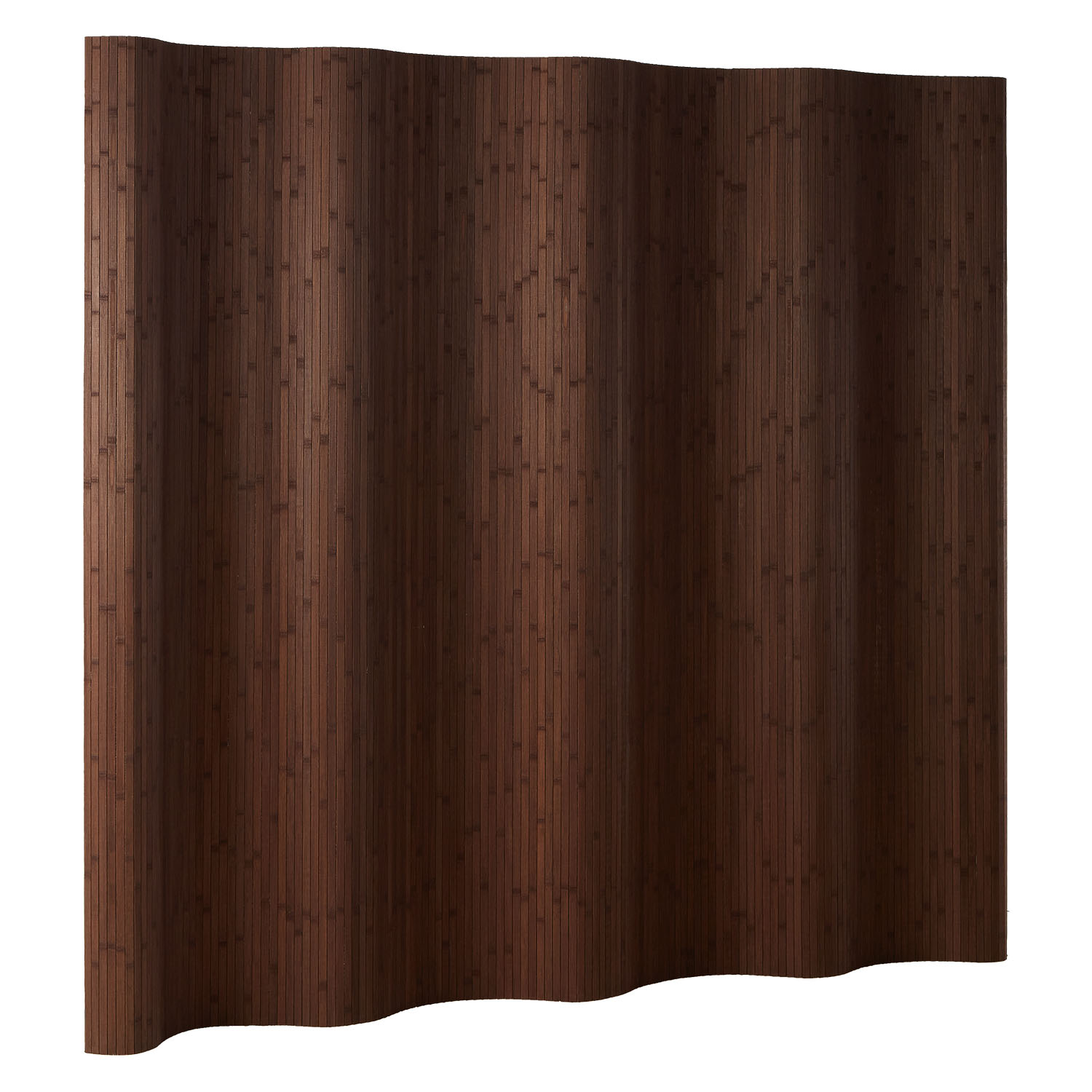 Paravent Room Divider Bamboo 200 x 250 cm Privacy Screen Spanish Wall Dark Brown
