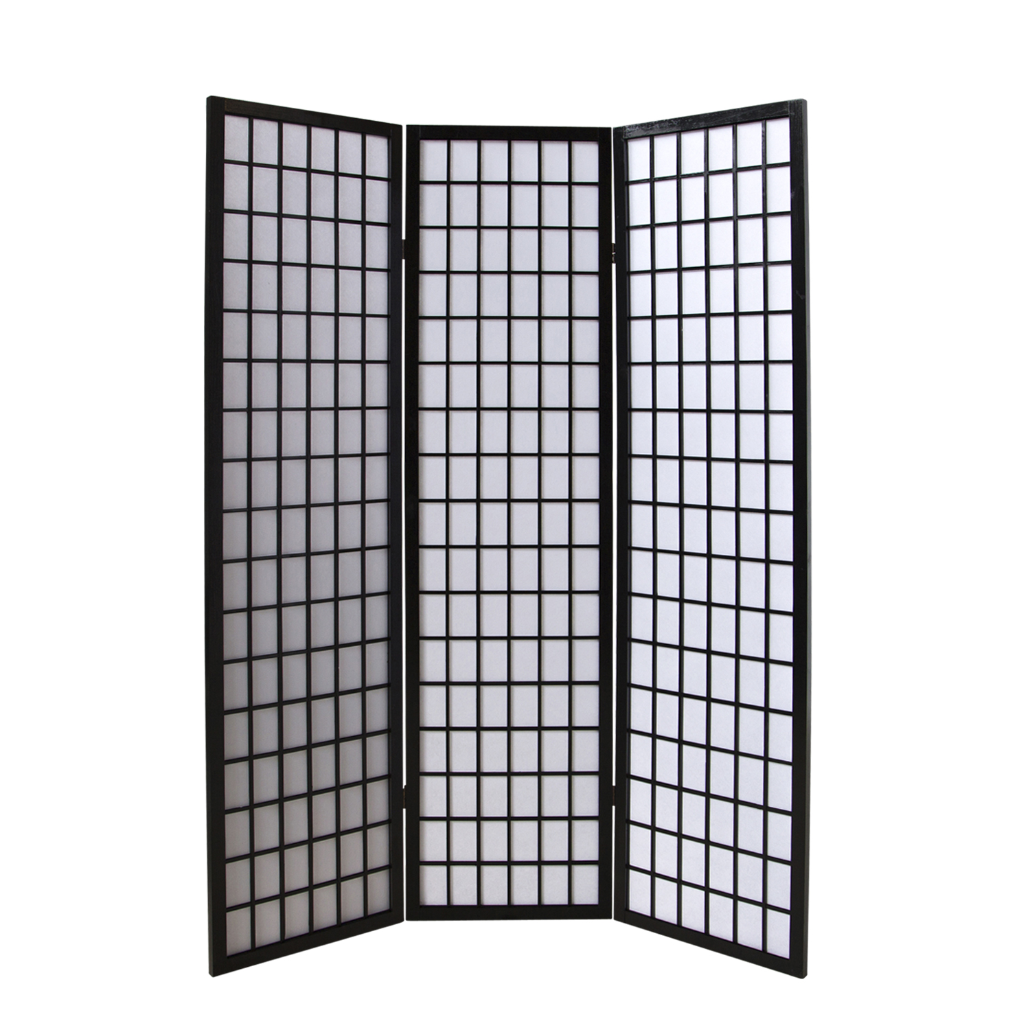 Paravent room divider 3 4 5 6  parts partition wall Shoji Foldable Black