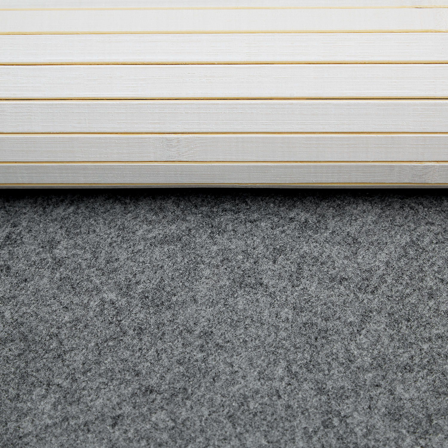 Paravent Bamboo Height 145 cm White | Room Divider | Partition Privacy Screen