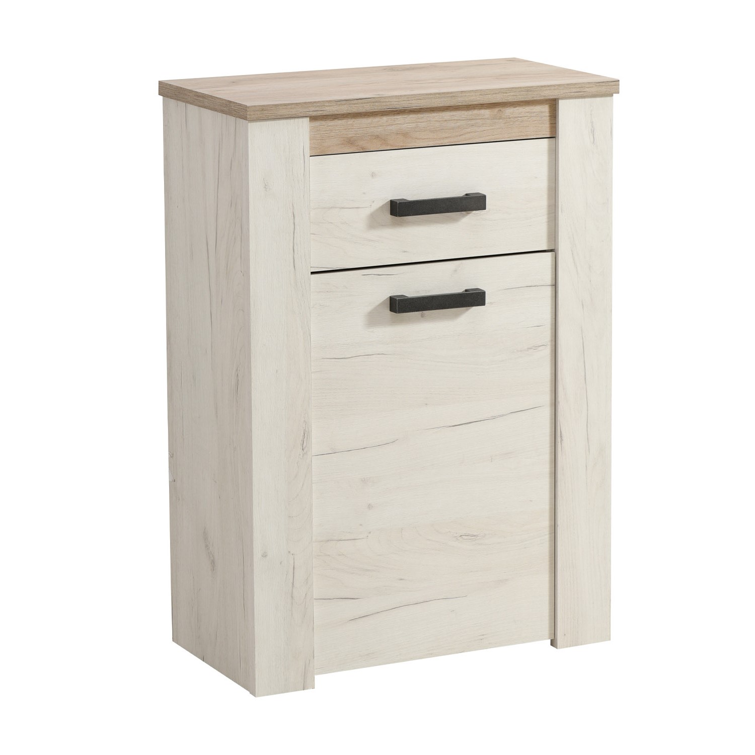 Wardrobe Hallway Furniture Set Hall Unit Hallway Wardrobe White Grey Oak Wood 5 Piece Hallway Set