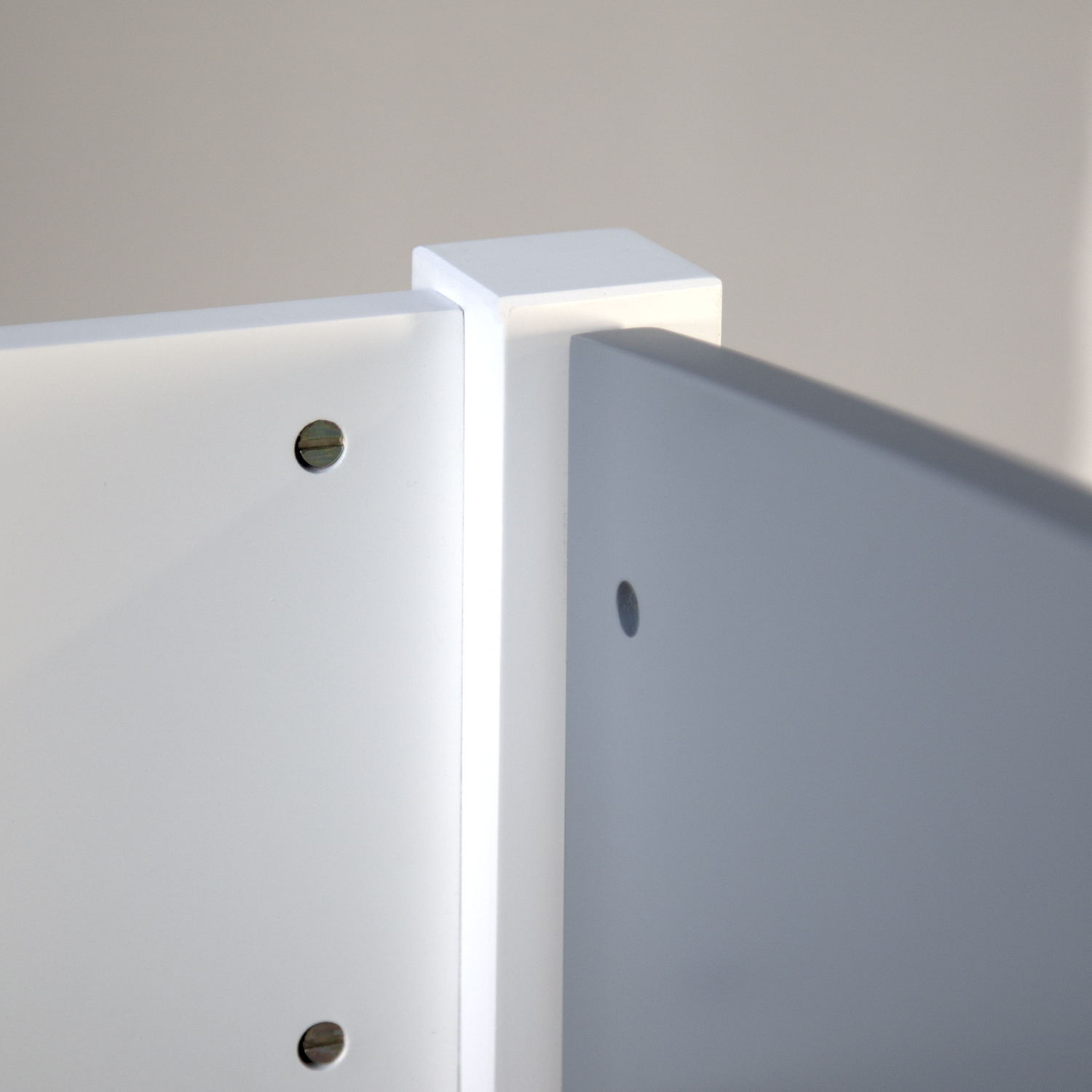 Loft Bed Kids 90x200 cm White | Modern Ladder | without Slatted Frame