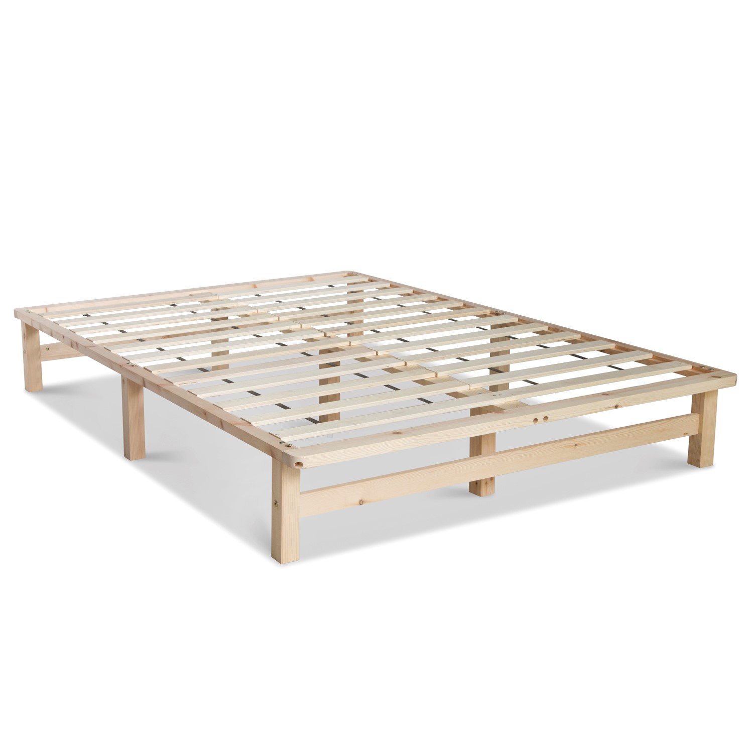 Pallet Bed Frame 140x200 cm Solid Wooden Bed Pallet Furniture Futon Bed