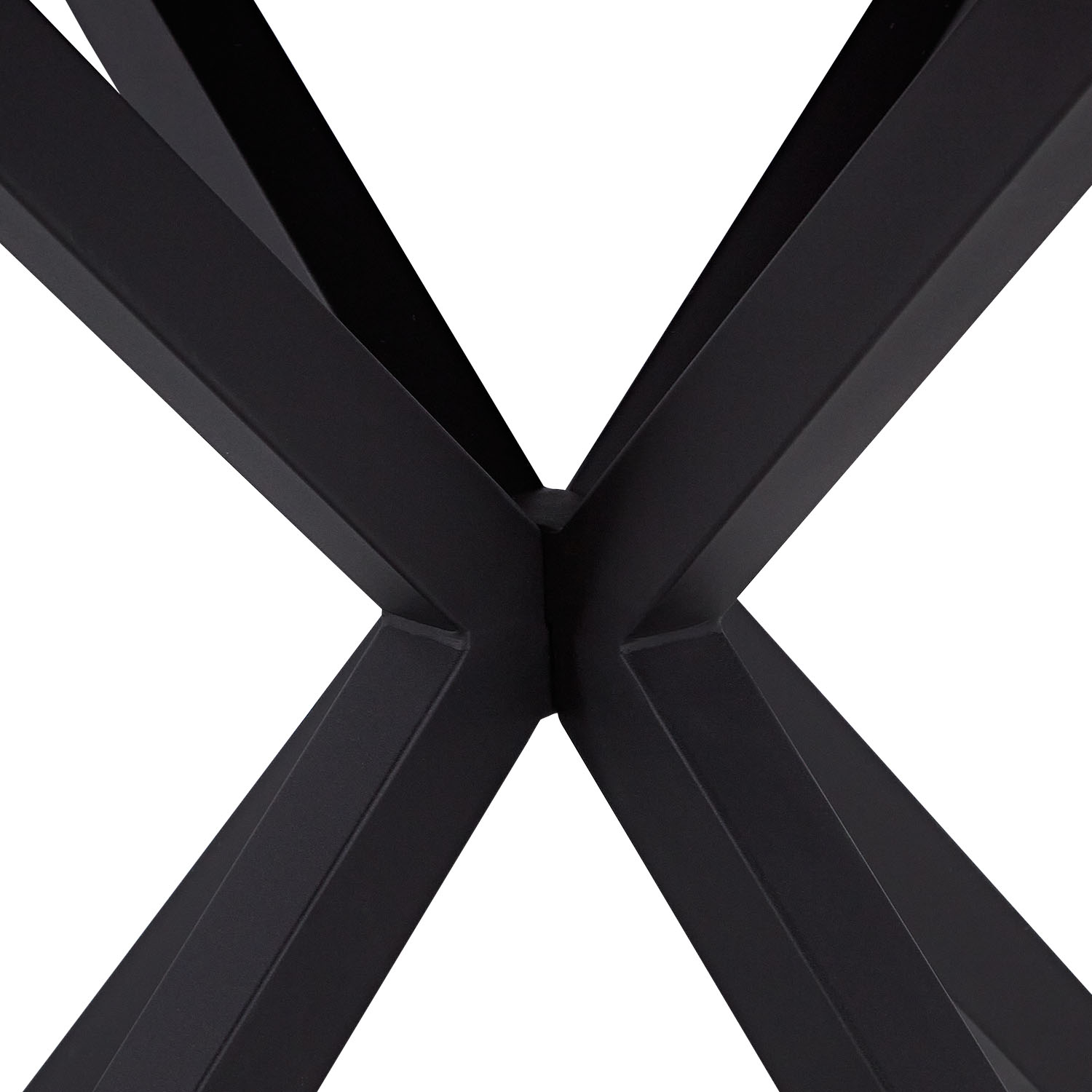 Modern Dining Table Round Ø 110 cm Kitchen Table Black Grey Black Table 8 Seater Industrial Look