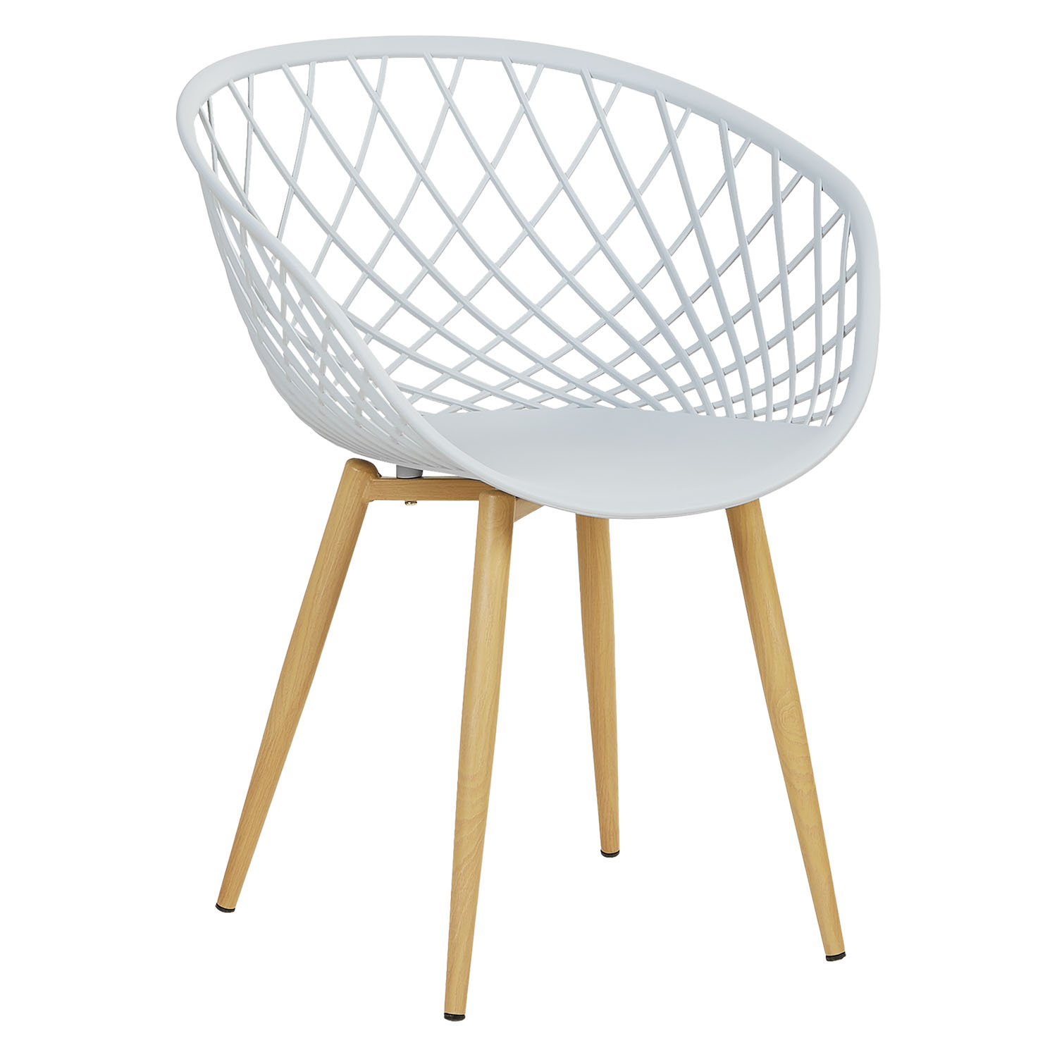 Set of 6 Garden chair with armrests Camping chairs Grey Garden armchairs Outdoor chairs Plastic Egg chair Indoor chairs Kitchen chairs