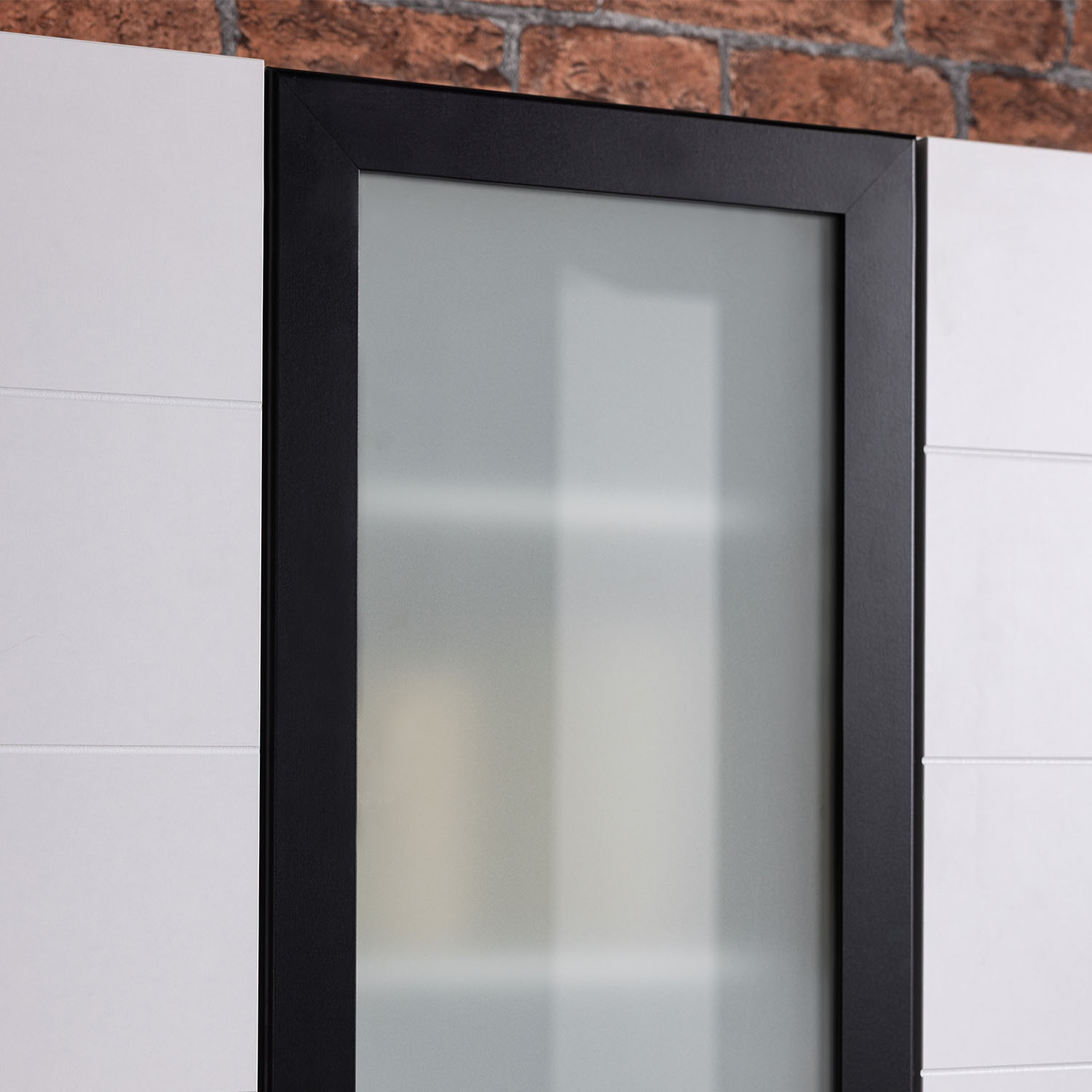 200 cm White Kitchen Unit – Modern Kitchen Unit Without Appliances, Featuring Storage Space