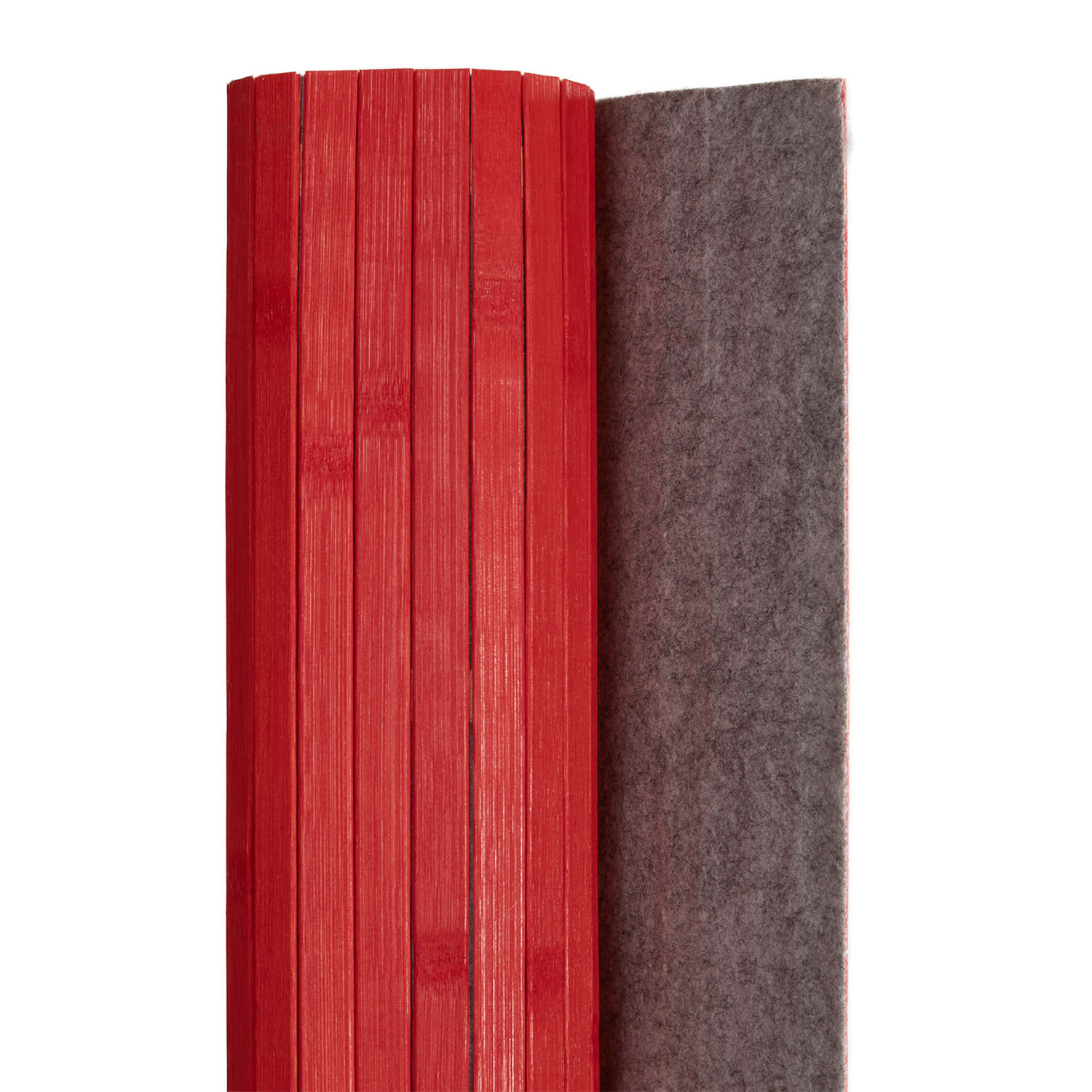 Paravent Bamboo Height 200 cm Red | Room Divider Partition Privacy Screen