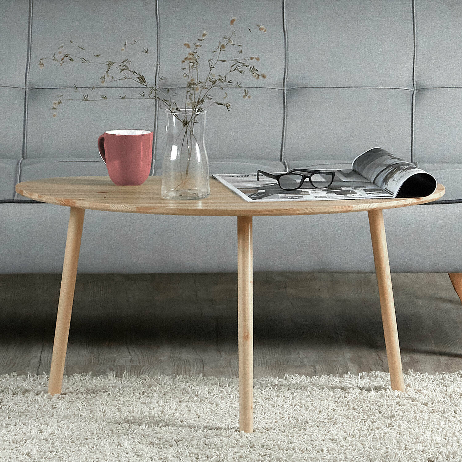 Side Table Occasional Table Coffee Table Natural Wooden Table Kidney Table Wood